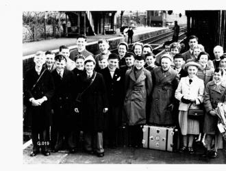  1957 Schooltrip to Switzerland.