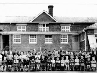  circa 1961 Whole school photo.